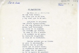 [El agricultor y otros]  [manuscrito] Transcrito por Oreste Plath.