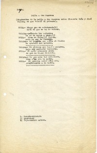 [Poetas y payadores]  [manuscrito] Oreste Plath.