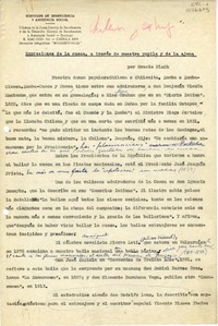 Expresiones de la cueca, a través de nuestra pupila y de la ajena  [manuscrito] Oreste Plath.