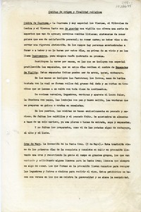 Comidas de origen y finalidad religiosa  [manuscrito] Oreste Plath.