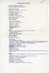 Interpretación alfarera  [manuscrito] Oreste Plath.