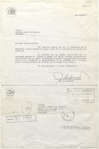 [Carta] 1993 noviembre 19, Santiago, Chile [a] Matilde Ladrón de Guevara  [manuscrito] Carlos Bascuñan.