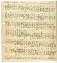 [Carta] 1951 agosto 26, Calama [a] Mario Ferrero  [manuscrito] Andrés Sabella.