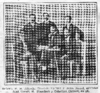 Señores P. H. Allende, Dionisio Bolívar y Julio Rossel...