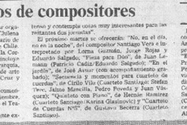 Celebran 50 años de compositores