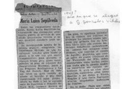 María Luisa Sepúlveda