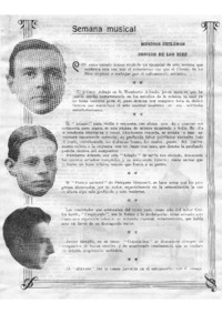 Semana Musical Musicos Chilenos
