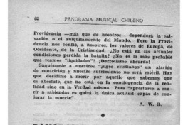 Panorama Musical Chileno