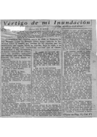 Vértigo de mi Inundación