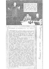 Grabada la música de "El Idolo"