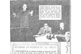Grabada la música de "El Idolo"