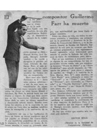El Compositor Guillermo Farr ha muerto