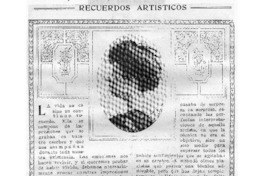 Recuerdos Artísticos