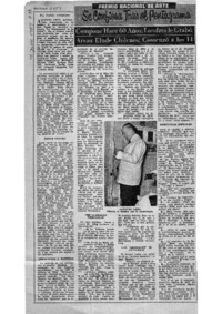 Premio Nacional de Arte se confiesa tras el pentagrama