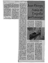 Juan Orrego Autor de Tragedia por Encargo