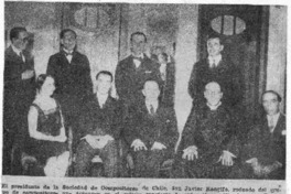 El profesor de la Sociedad de Compositores de Chile ...