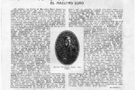 El Maestro Soro