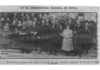 En el Conservatorio Nacional de Música
