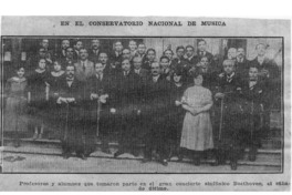 En el Conservatorio Nacional de Música