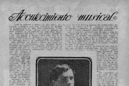 Acontecimiento Musical