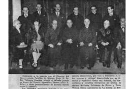 Asistentes a la comida que el Director del Conservatorio Católico de Música ...