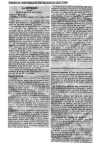 La Musique Concerts et recitals