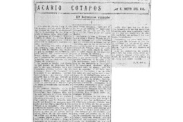 El hermano errante Acario Cotapos