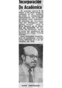 Incorporación de Acedémico