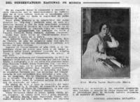 Del Conservatorio Nacional de Música