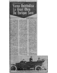 Yerno reivindica la gran obra de Enrique Soro Recuerdan a eminente músico