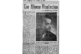 Con Alfonso Montecino