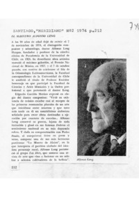 El maestro Alfonso Leng