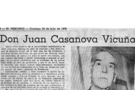 Don Juan Casanova Vicuña