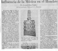 Influencia de la Música en el Hombre
