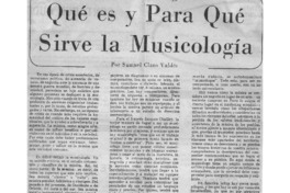 Qué es y Para Qué Sirve la Musicología.
