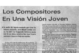 Los compositores en una visión joven
