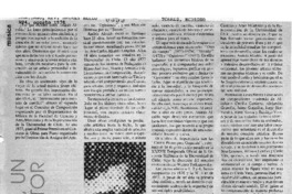 Andrés Alcalde, un nuevo compositor chileno.