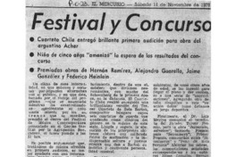 Festival y Concurso