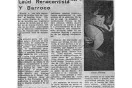 Laúd Renacentista y Barroco