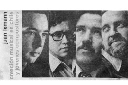 Creación musical en Chile y jóvenes compositores