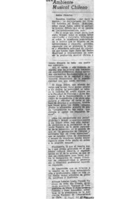 Ambiente Musical Chileno