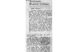 Ambiente Musical Chileno