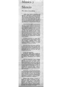 Música y Silencio