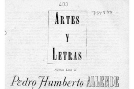 Música araucana Pedro Humberto Allende