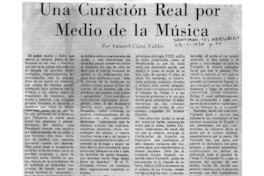 Una curación real por medio de la música