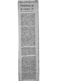 Forjadores de la Música (I)