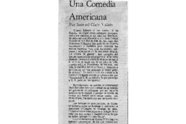 Una Comedia Americana
