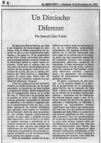 Un Dieciocho Diferente