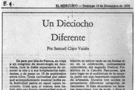 Un Dieciocho Diferente
