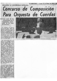 Concurso de Composición para Orquesta de Cuerdas